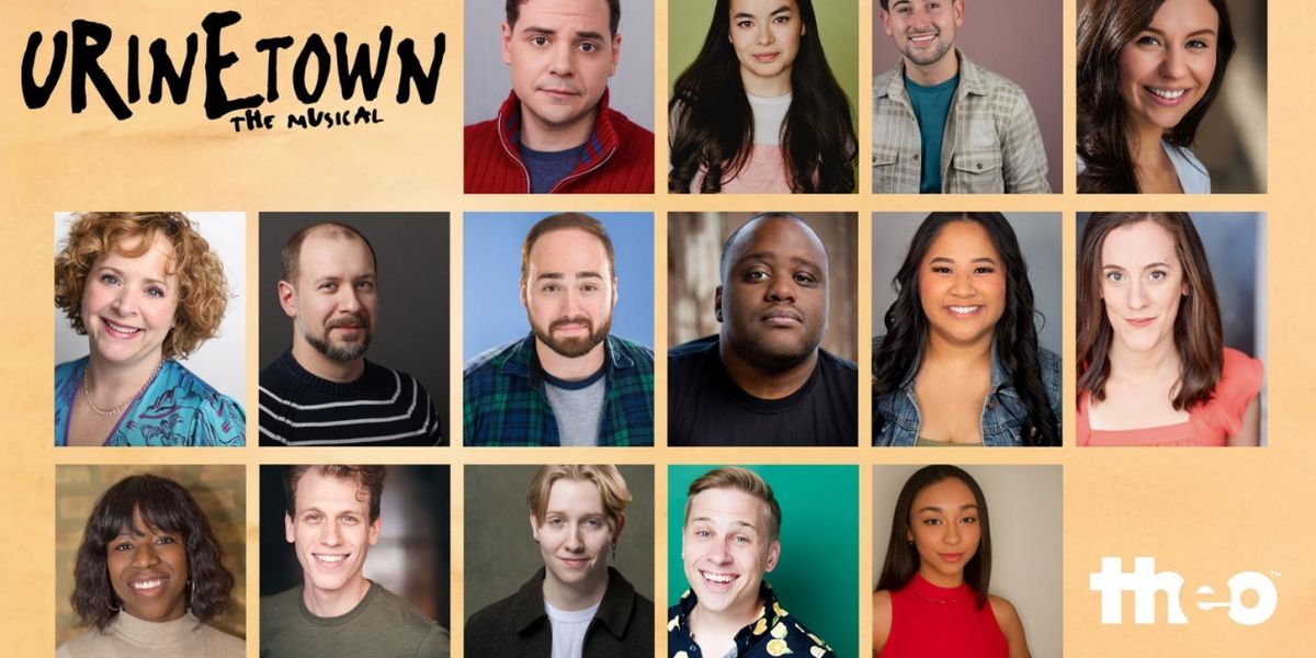 Cast Set for URINETOWN at Theo Ubique Cabaret Theatre
