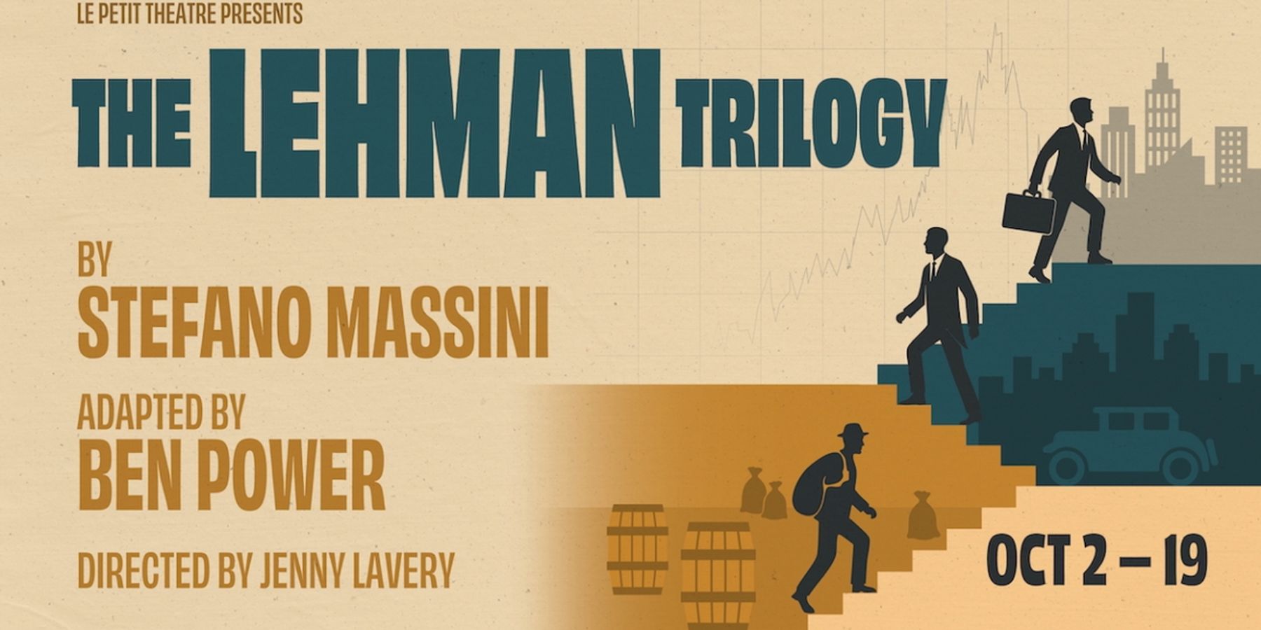 Le Petit Theatre to Present THE LEHMAN TRILOGY This October