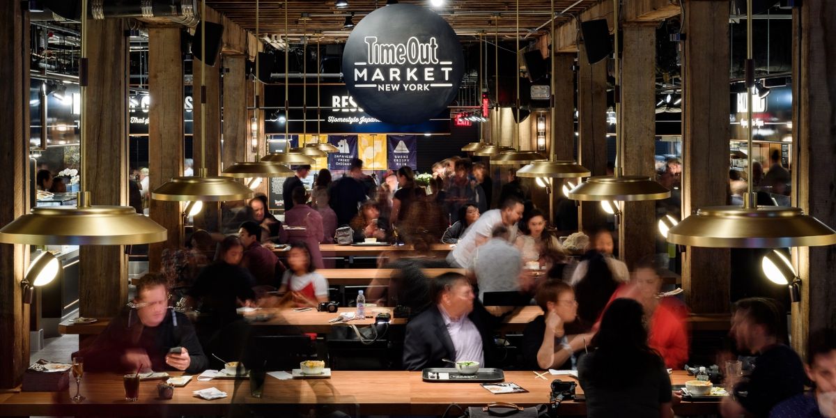 TIME OUT MARKET NEW YORK for Super Bowl Sunday