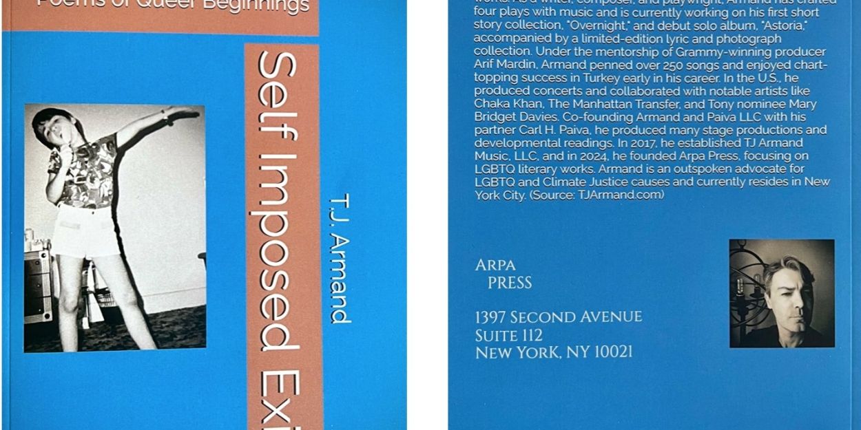 TJ Armand Will Release Poetry Collection 'Self-Imposed Exile – Poems of Queer Beginnings'  Image
