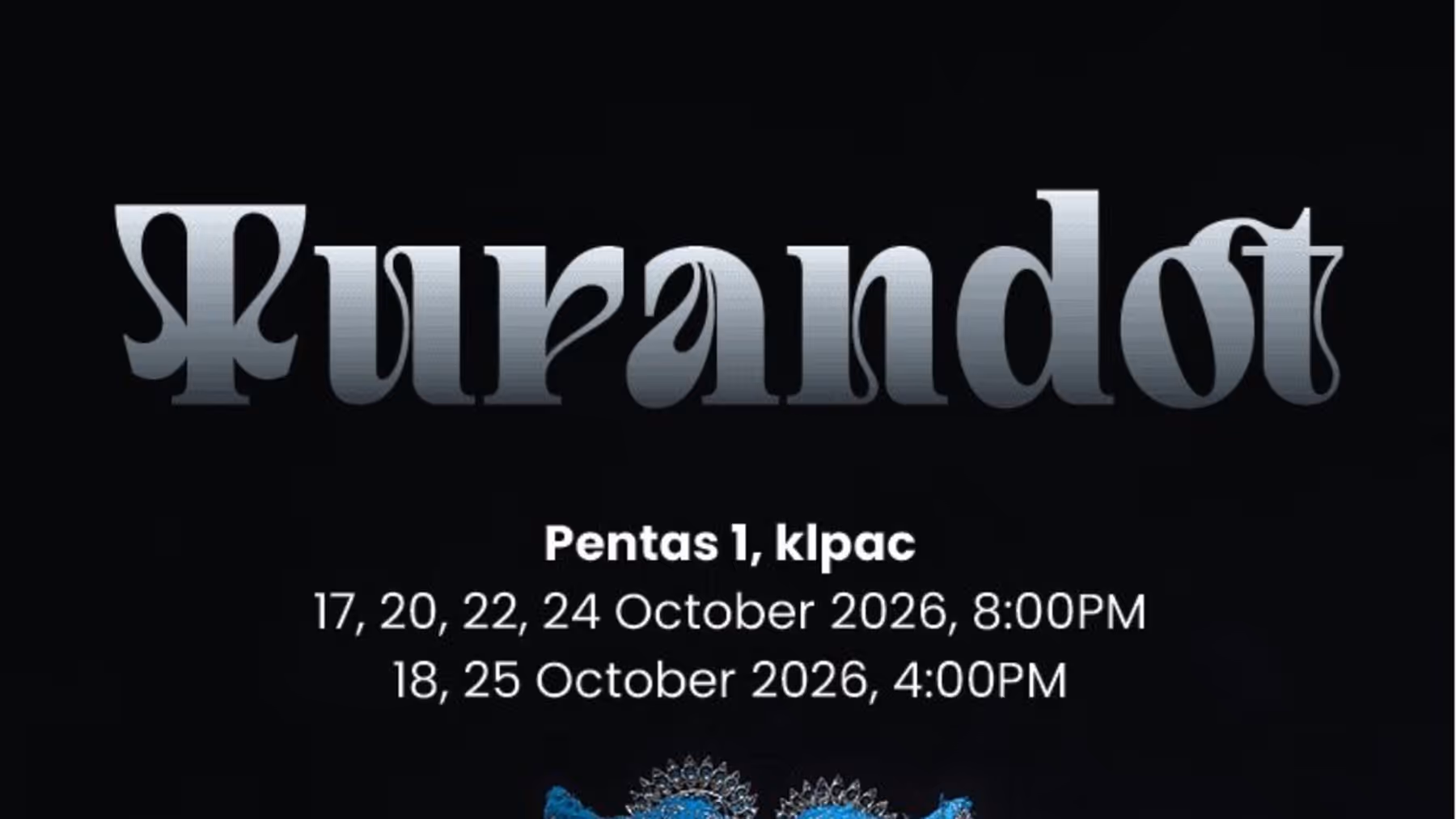 TURANDOT Will Come to Kuala Lumpur This Month