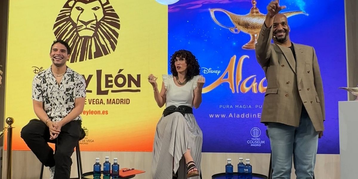 TV: Los protas de EL REY LEON y ALADDÍN en conversación en el Espacio Iberia