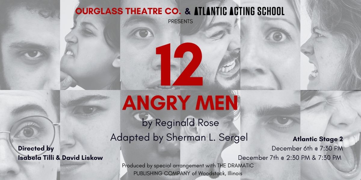 TWELVE ANGRY MEN Comes to Ourglass Theatre Company