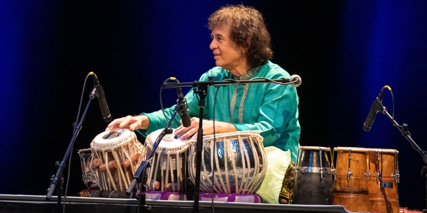 Tabla Virtuoso Zakir Hussain to Perform at Harris Center for the Arts  Image