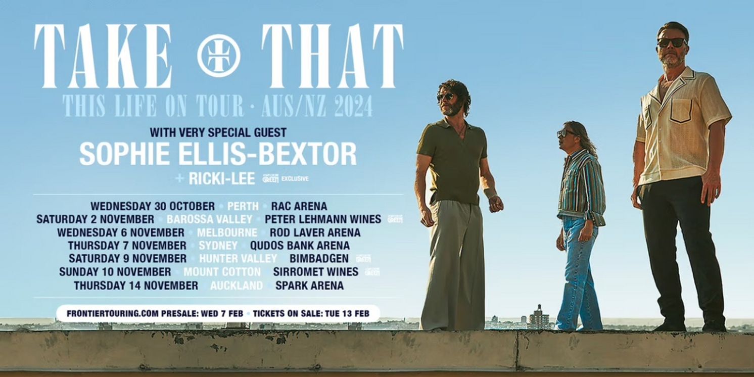 Take That Confirm Their Return To Australia & New Zealand With This Life On Tour 2024  Image