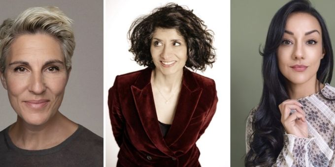 Tamsin Greig, Shaparak Khorsandi, Shala Nyx Cast in DAUGHTERS OF PERSIA at Kings Photos