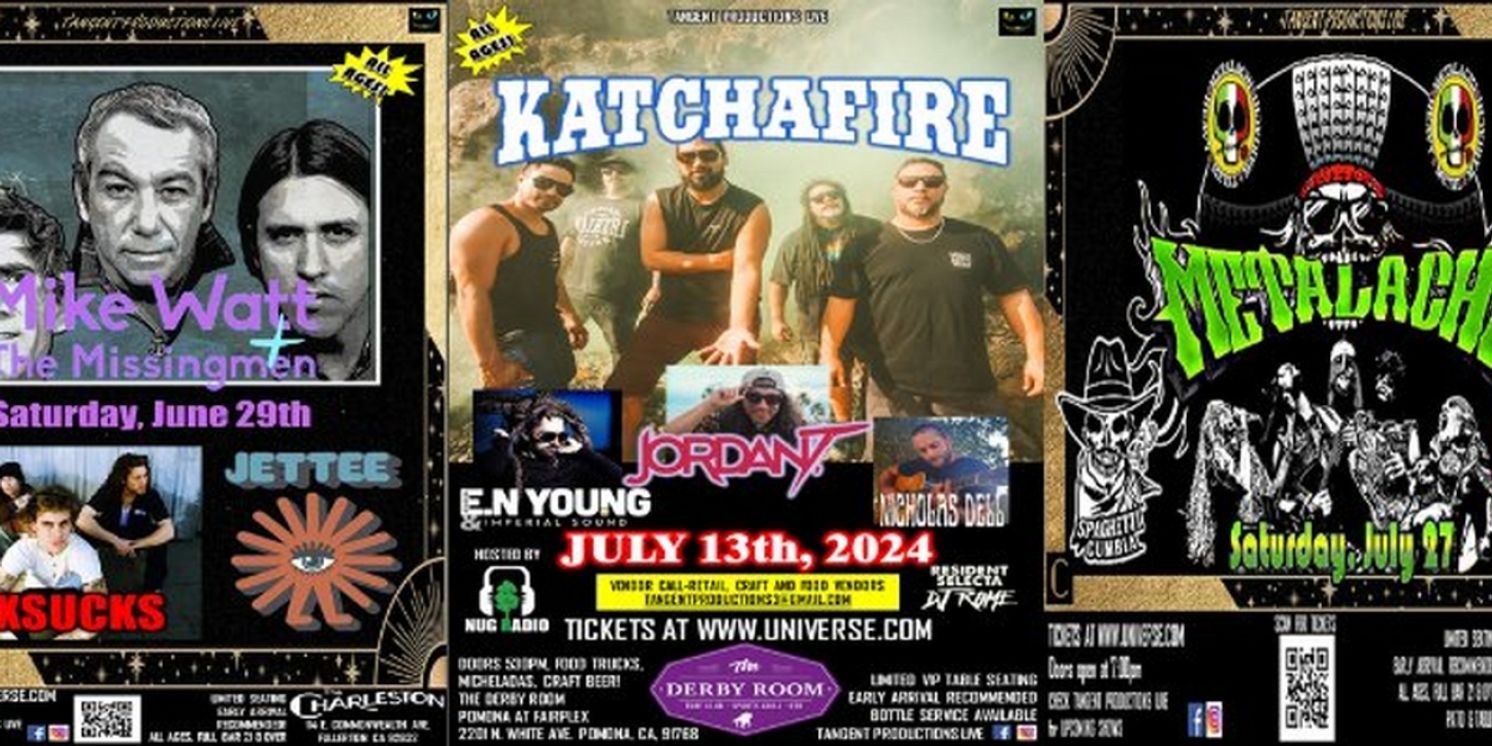 Tangent Productions Reveals Summer 2024 Concert Lineup  Image