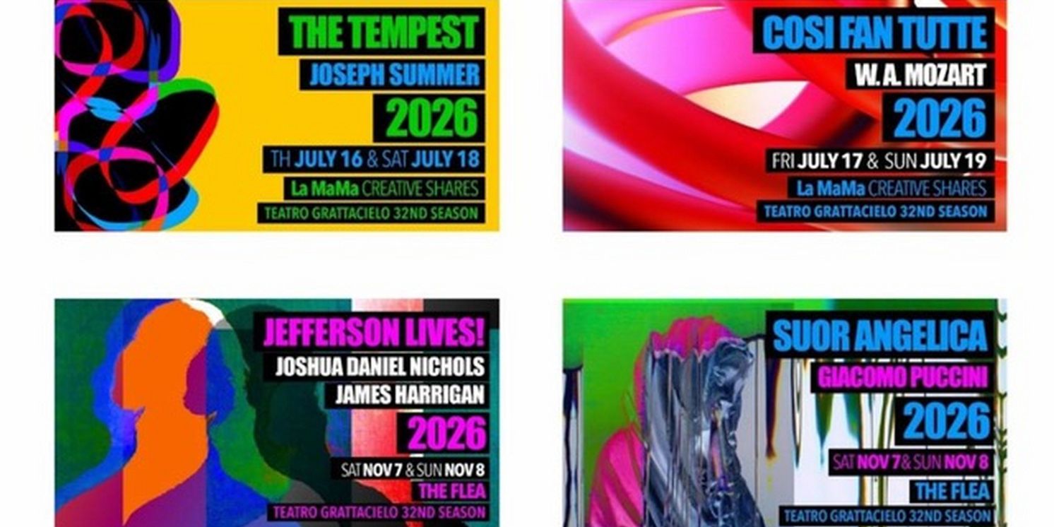 Teatro Grattacielo Unveils 2026–2027 Season Featuring World Premieres And New Productions  Image