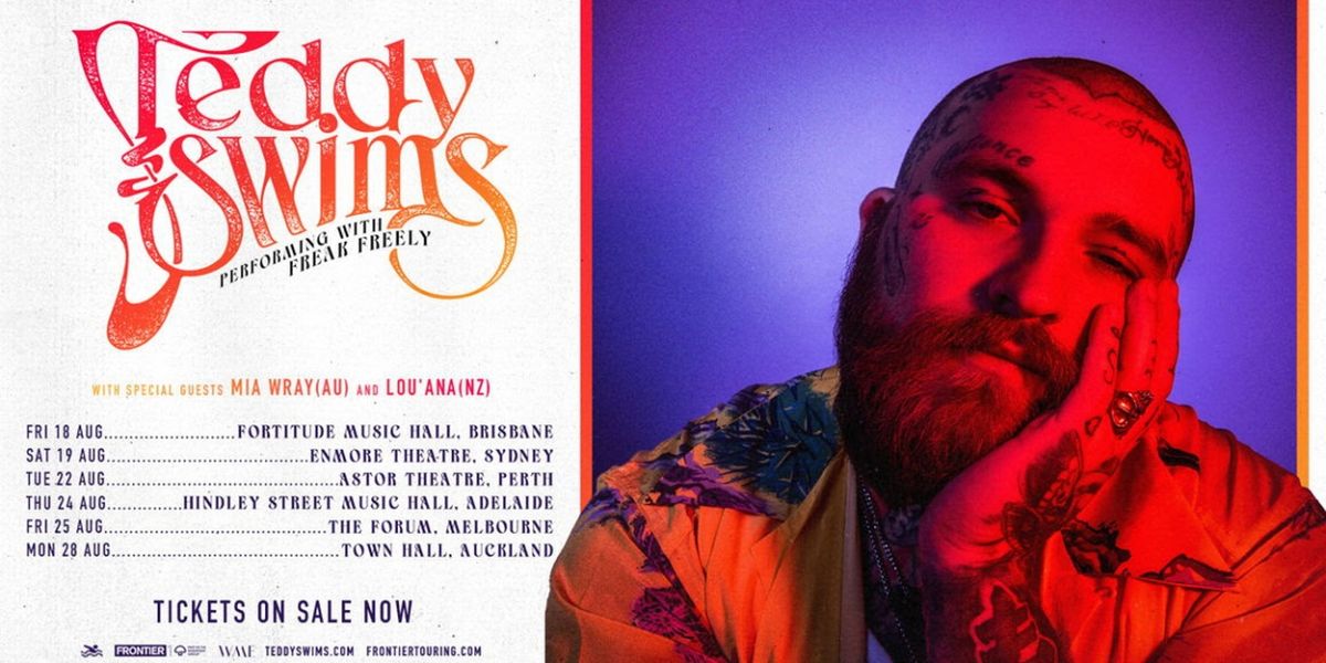 Teddy Swims Will Be Joined by Mia Wray & Lou'Ana on Upcoming Tour Dates
