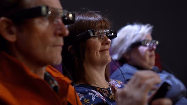 Temple University Debuts Caption Glasses for Deaf and Hard-of-Hearing Audiences Photo