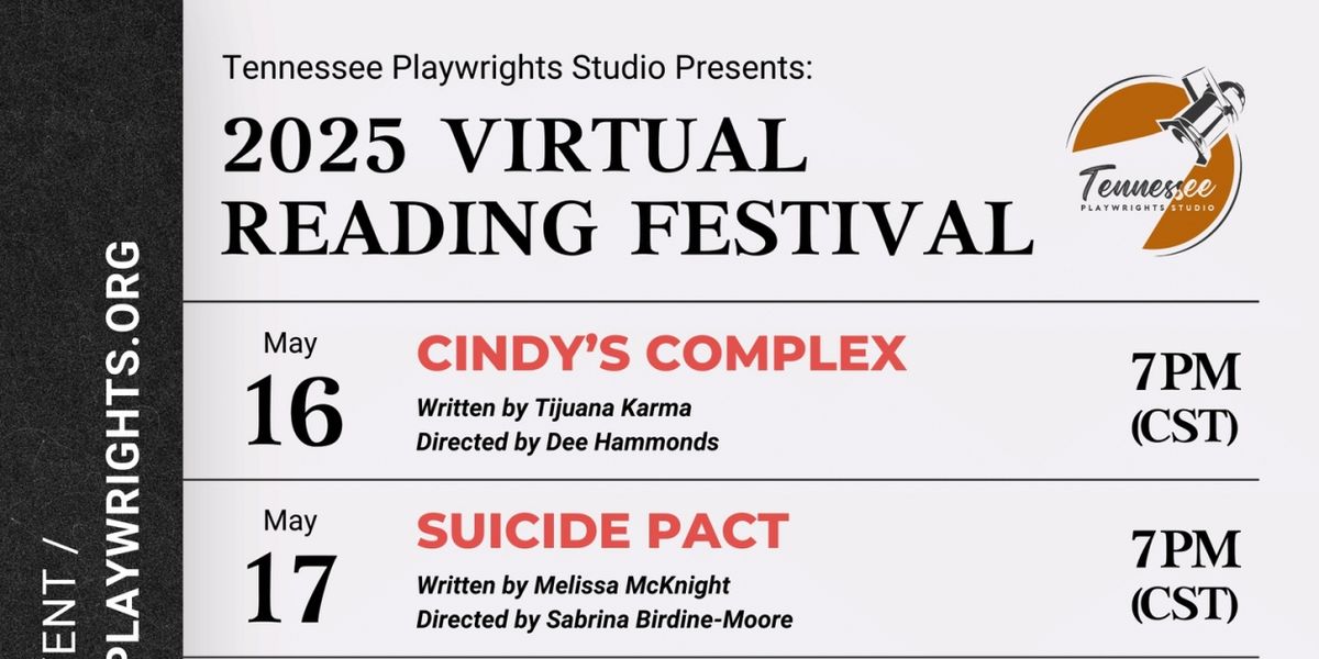 Tennessee Playwrights Studio Will Host TPS 2025 Virtual Reading Festival