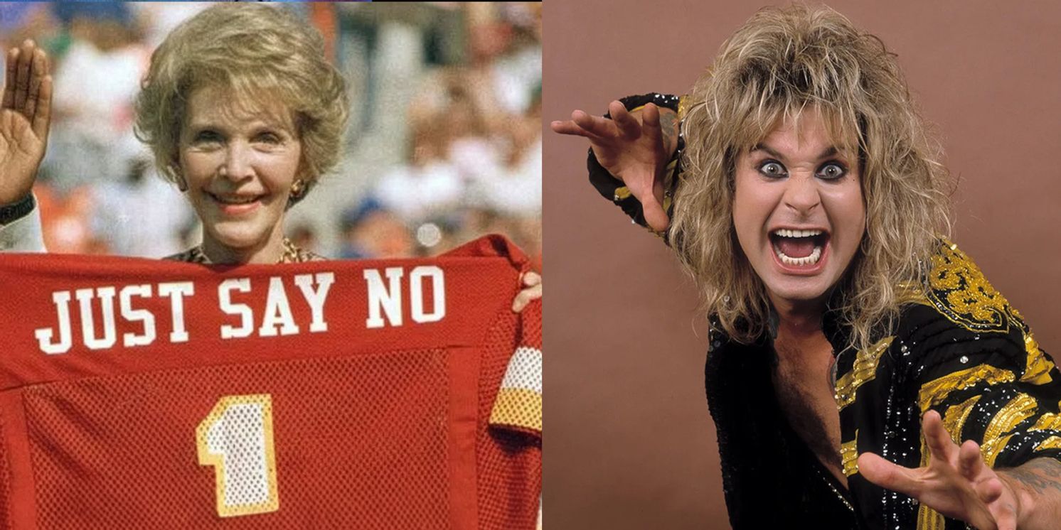 THAT 80S IMPROV CHALLENGE: JUST SAY NO TO DRUGS/OZZY OSBOURNE EDITION Set for Young Ethels  Image