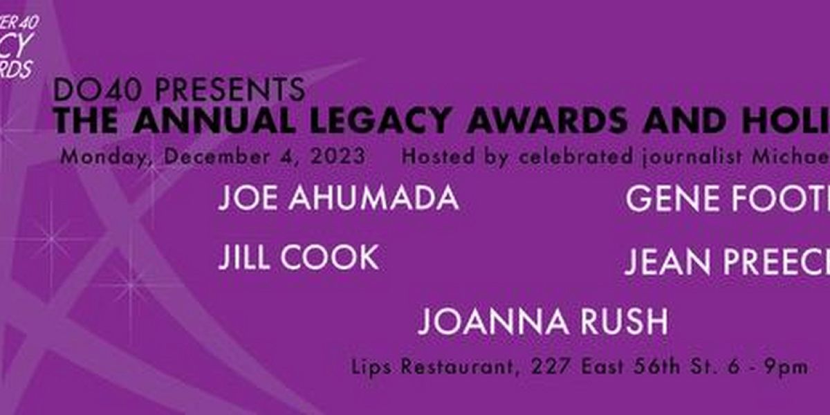 The 15th Annual Dancers Over 40 Legacy Awards Set For December