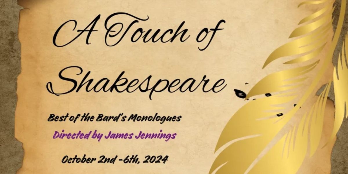 The American Theatre of Actors to Present A TOUCH OF SHAKESPEARE Monologue Event