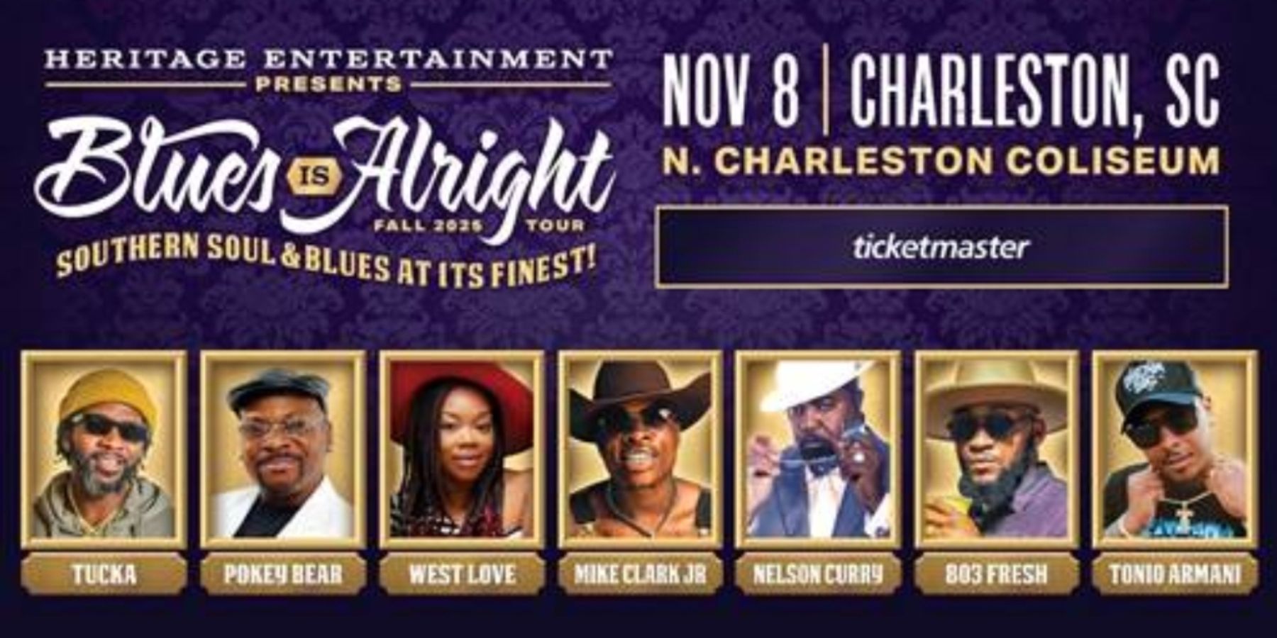 The Blues Is Alright Tour Comes to North Charleston Coliseum