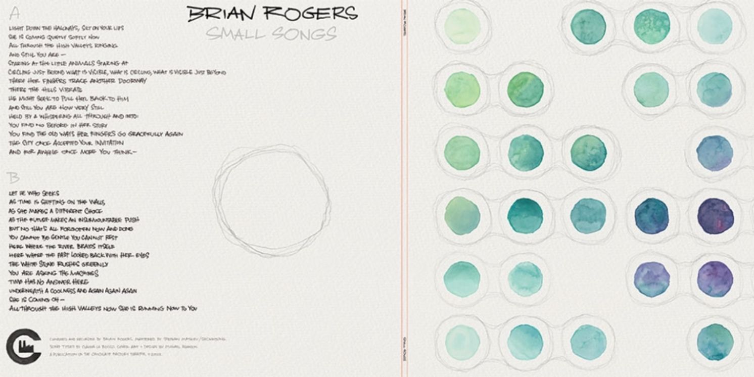 SMALL SONGS By Brian Rogers To Be Presented At The Chocolate Factory Theater  Image