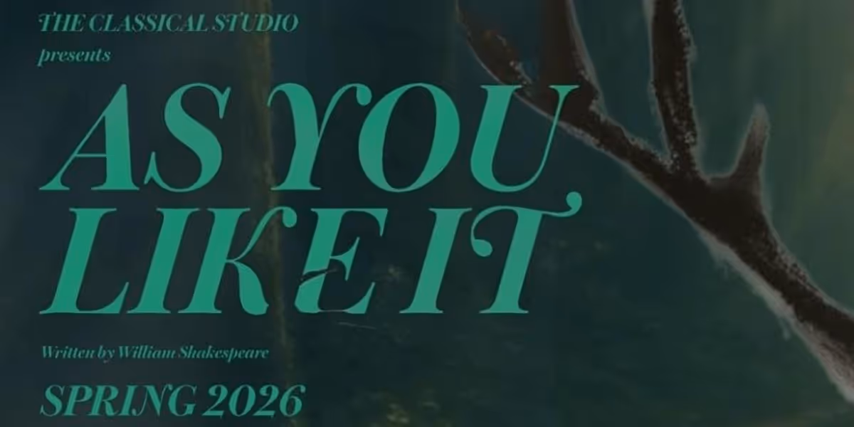 The Classical Studio Will Perform AS YOU LIKE IT Beginning This Month