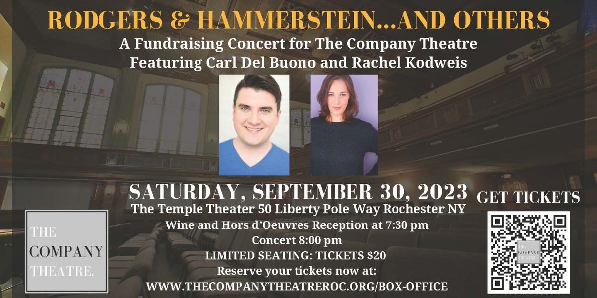 The Company Theatre to Present Fundraiser Concert Featuring an Evening of Music by Rodgers and Hammerstein