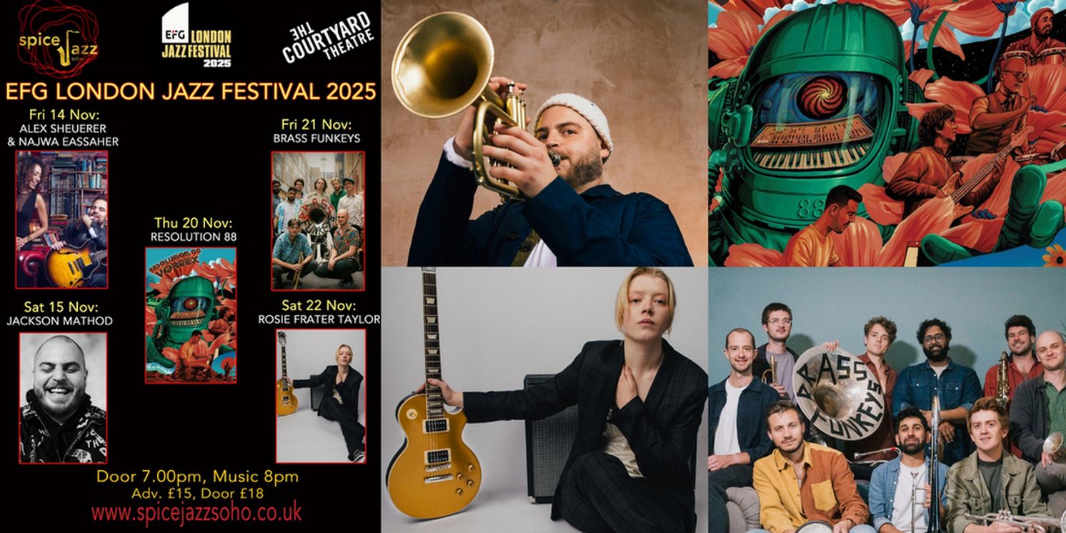 The Courtyard Theatre to Join EFG London Jazz Festival 2025  Image