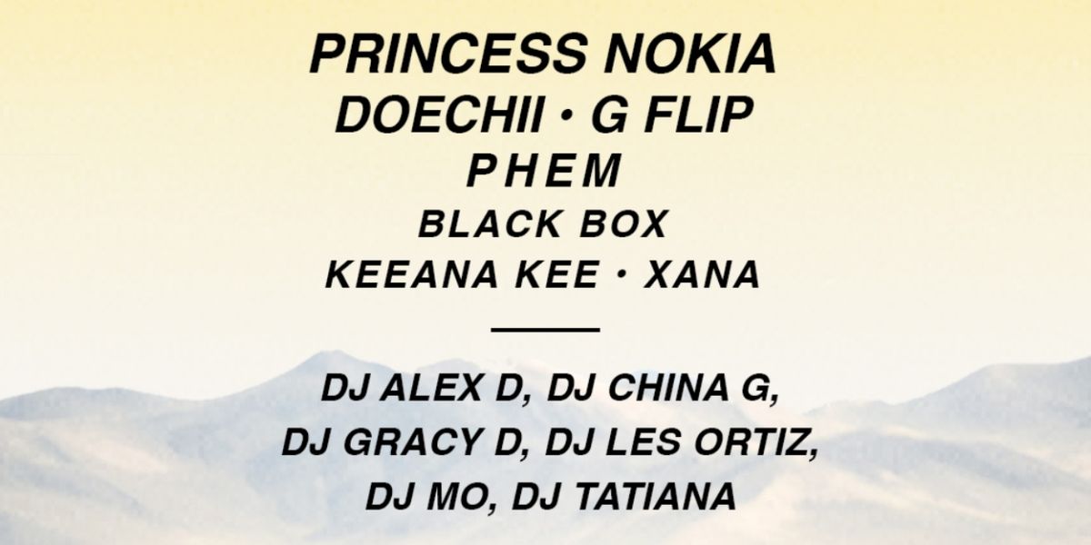 The Dinah Unveils 2023 Lineup With Princess Nokia, Doechii, Phem, G Flip, and More