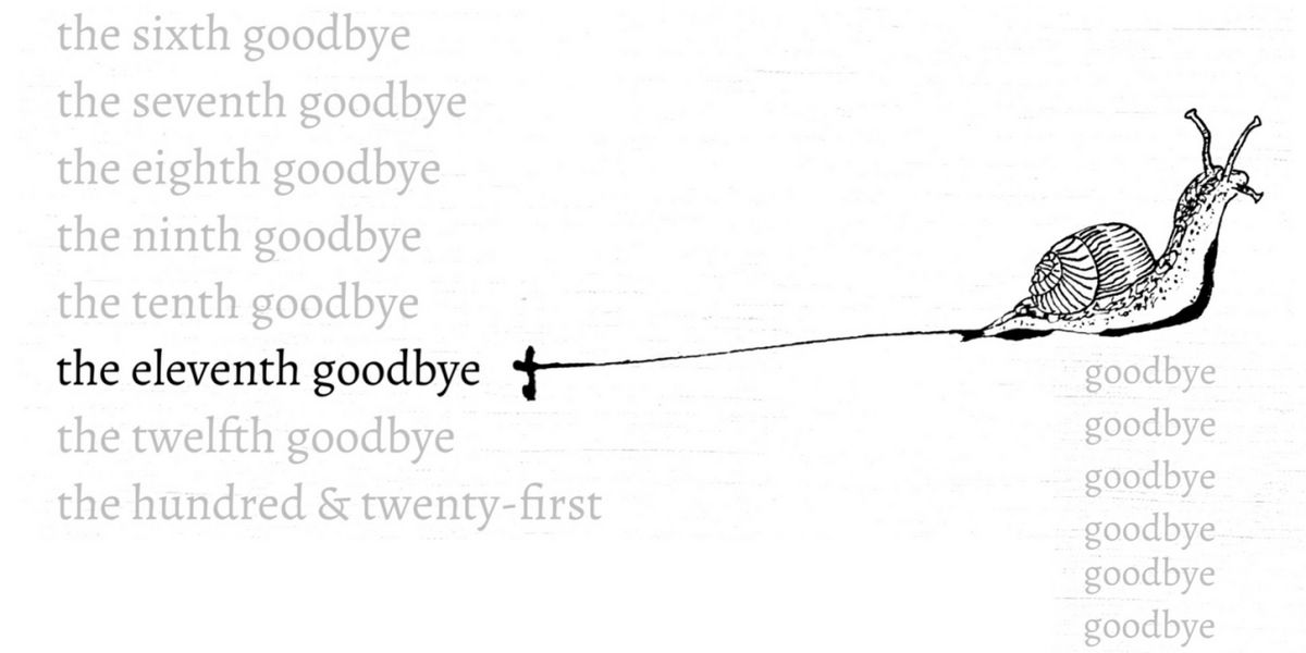 THE ELEVENTH GOODBYE: A NEW PLAY to be Presented by The Fool Volk