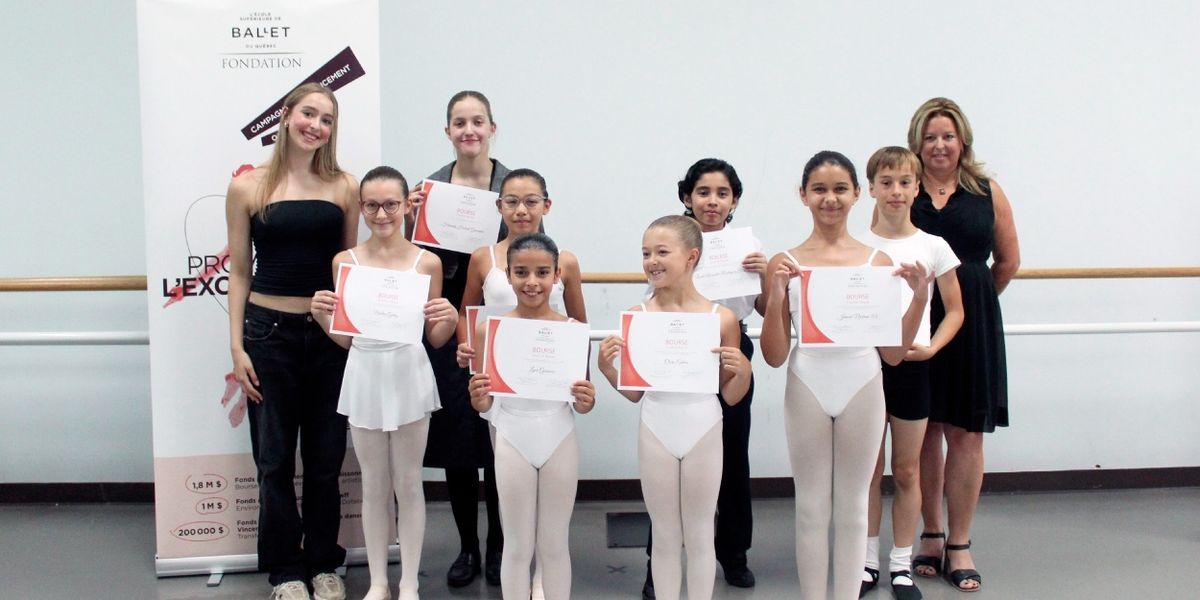 The Foundation Of The Ecole Supérieure De Ballet Du Québec Awards Named Scholarships And Supports Student Training