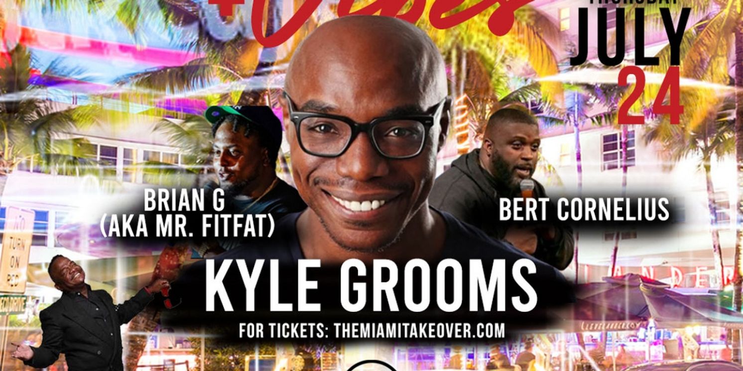 Kyle Grooms to Headline COMEDY & VIBES at Hard Rock Cafe  Image