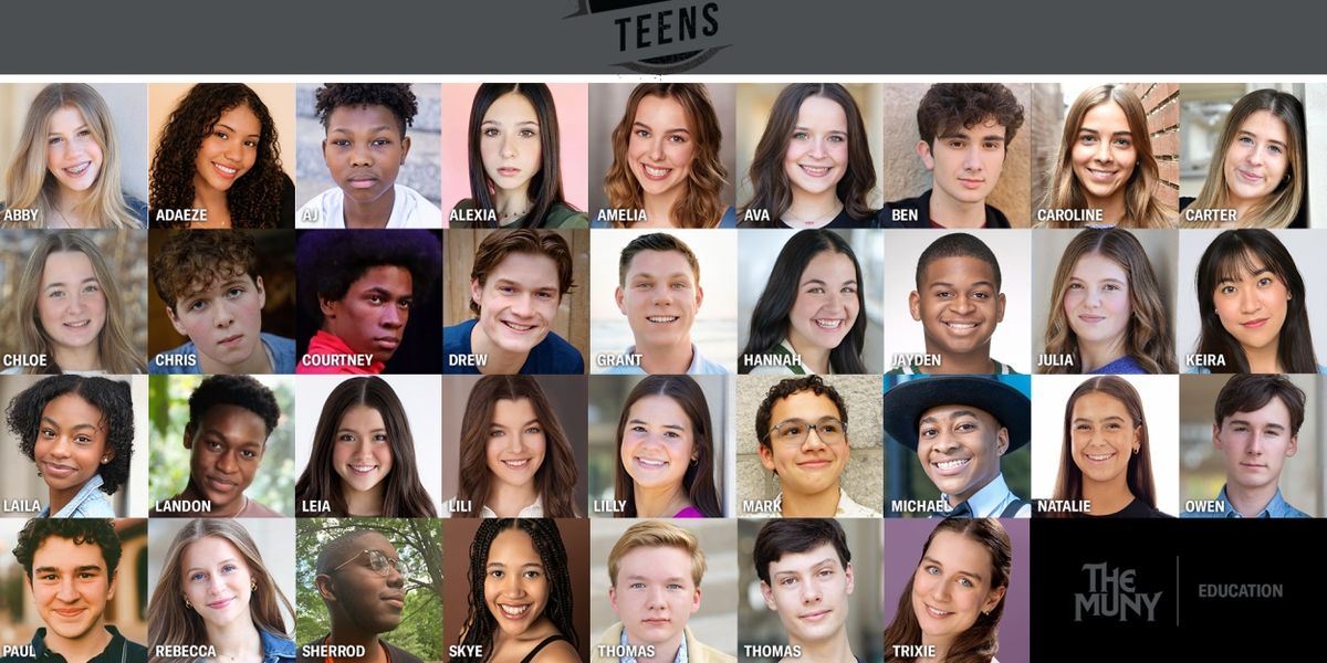 The Muny Reveals 2024 Muny Teens Performance Troupe