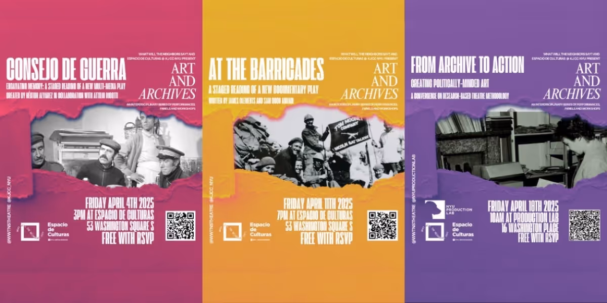 The Neighbors Annouce April Events Series With ESPACIO DE CULTURAS At NYU