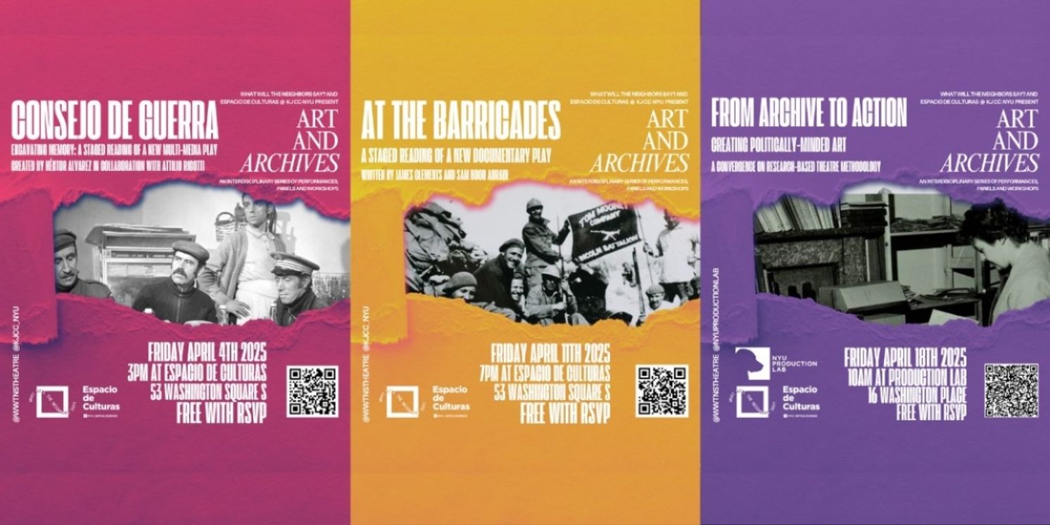 The Neighbors Annouce April Events Series With ESPACIO DE CULTURAS At NYU  Image