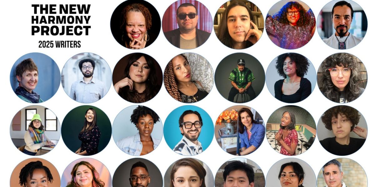 The New Harmony Project Reveals 2025 Writers