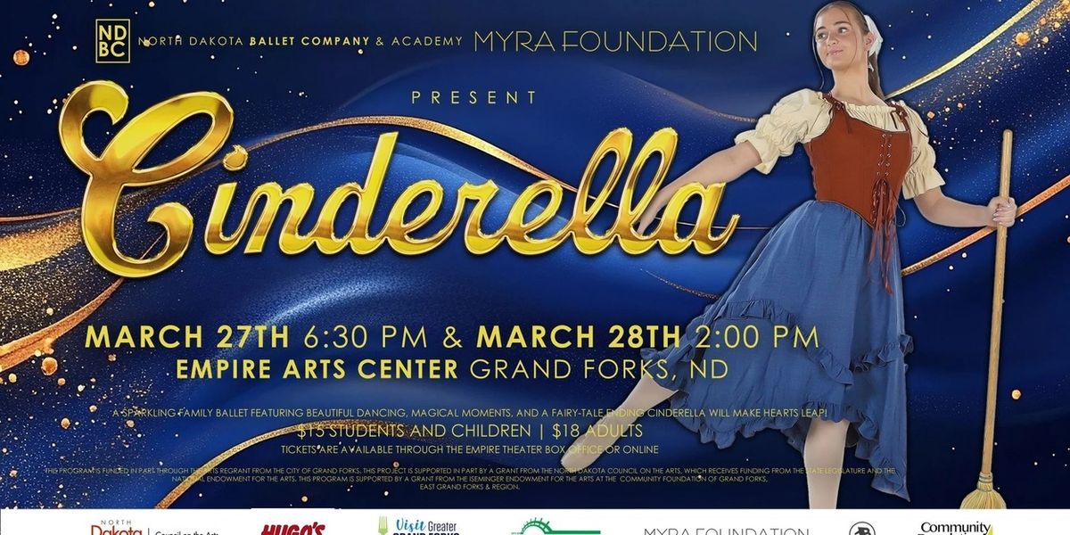 The North Dakota Ballet Company's Youth Ballet Company Will Perform CINDERELLA