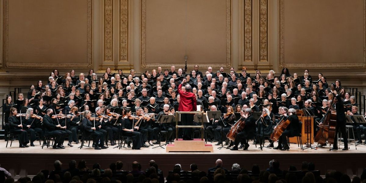The Oratorio Society Of New York PerforMs Choral Movements Of Mahler's Second Symphony & Beethoven's Ninth Symphony At St. Bartholomew's Church On March 5