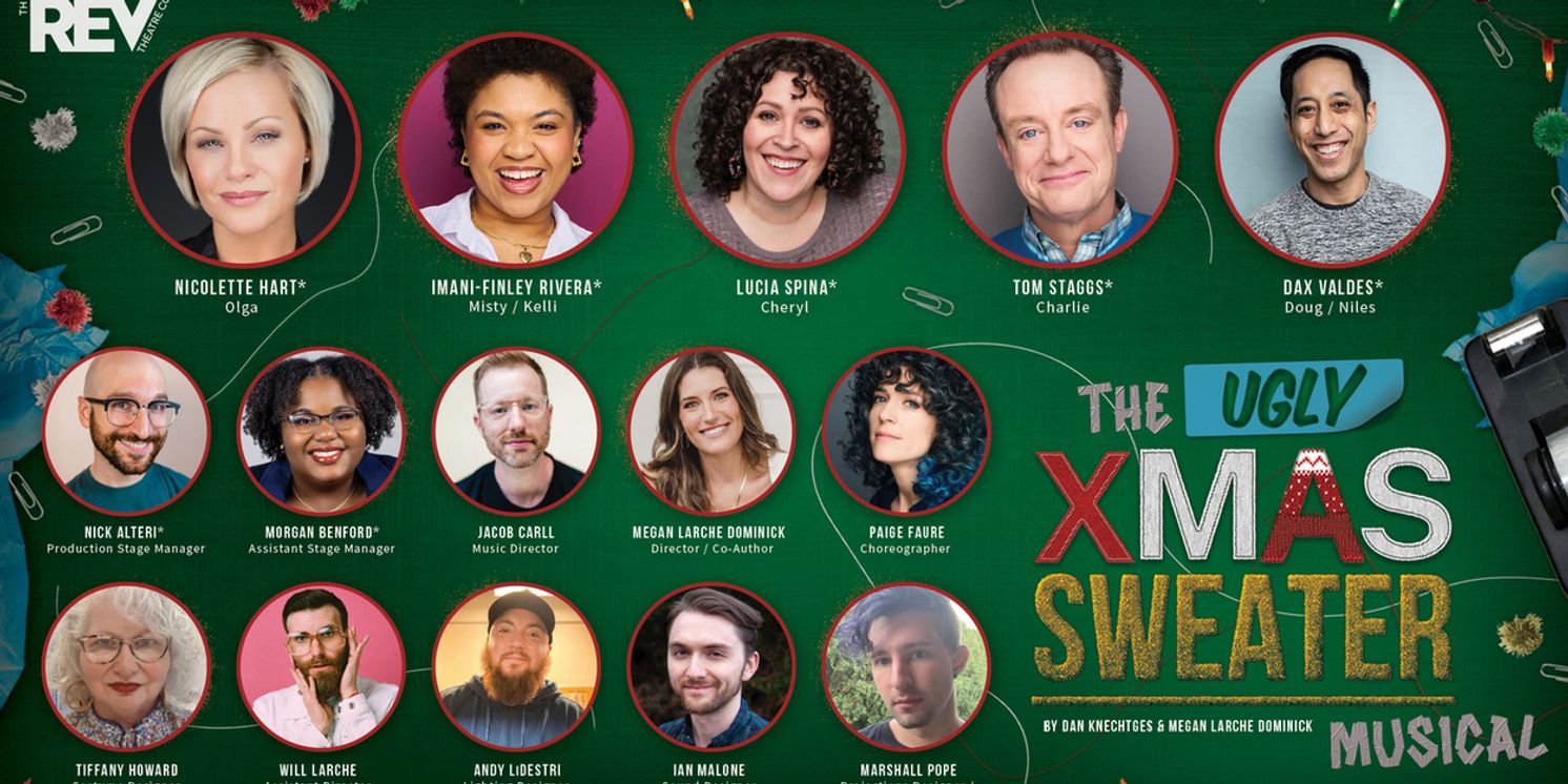 Cast and Creative Team Set for THE UGLY XMAS SWEATER MUSICAL at The REV  Image