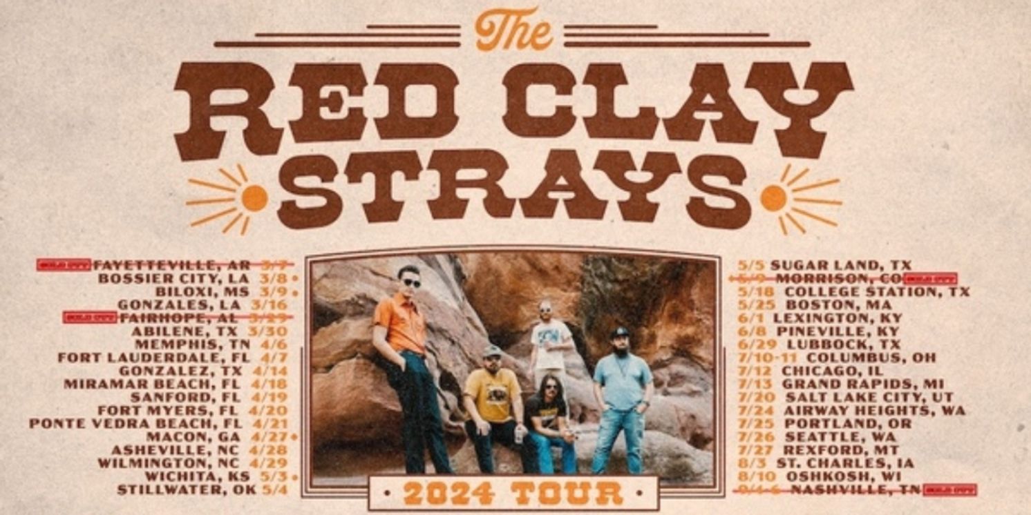 The Red Clay Strays Extend 2024 Headline Tour  Image