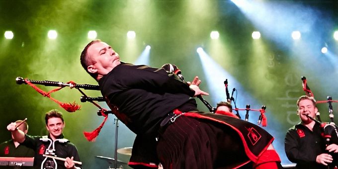 The Red Hot Chilli Pipers Come to the Lied Center Photos