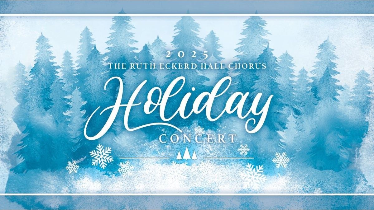 The Ruth Eckerd Hall Chorus Holiday Concert Set For December