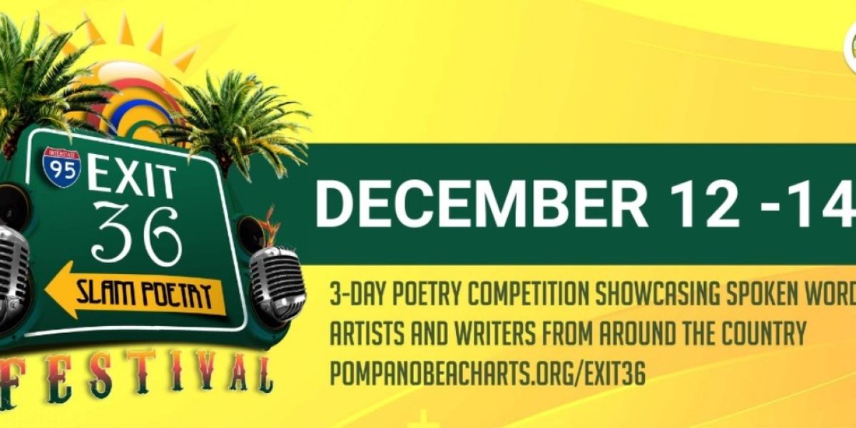 The Seventh Annual Exit 36 Slam Poetry Festival to Take Place in Pompano Beach This Month