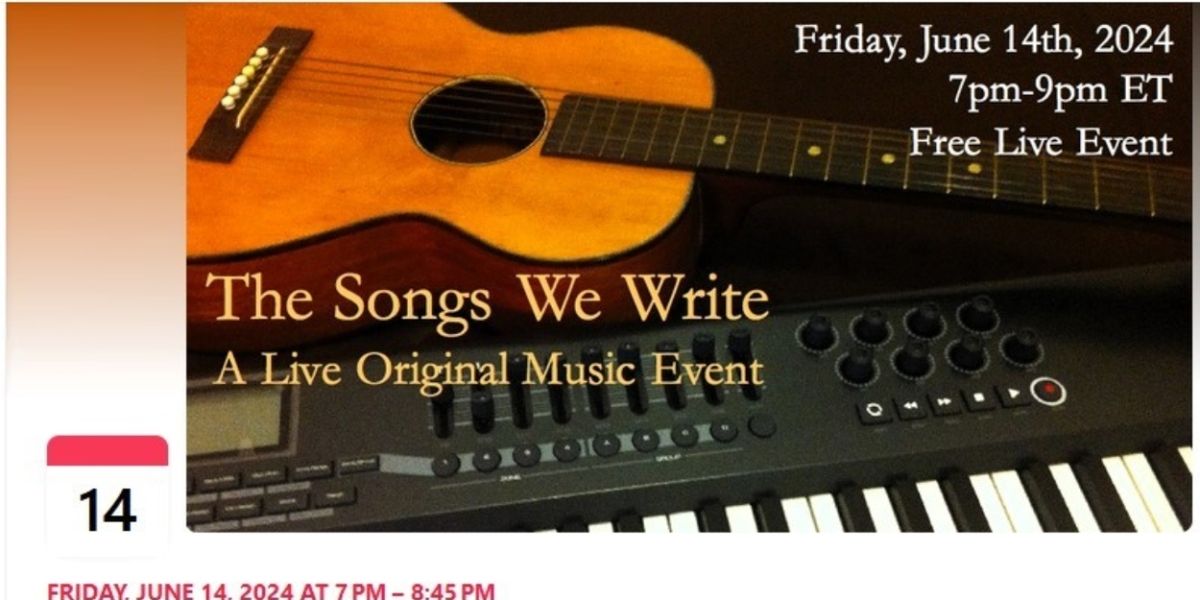 The Songs We Write Free, Live Original Music Event Comes to Recirculation in Washington Heights