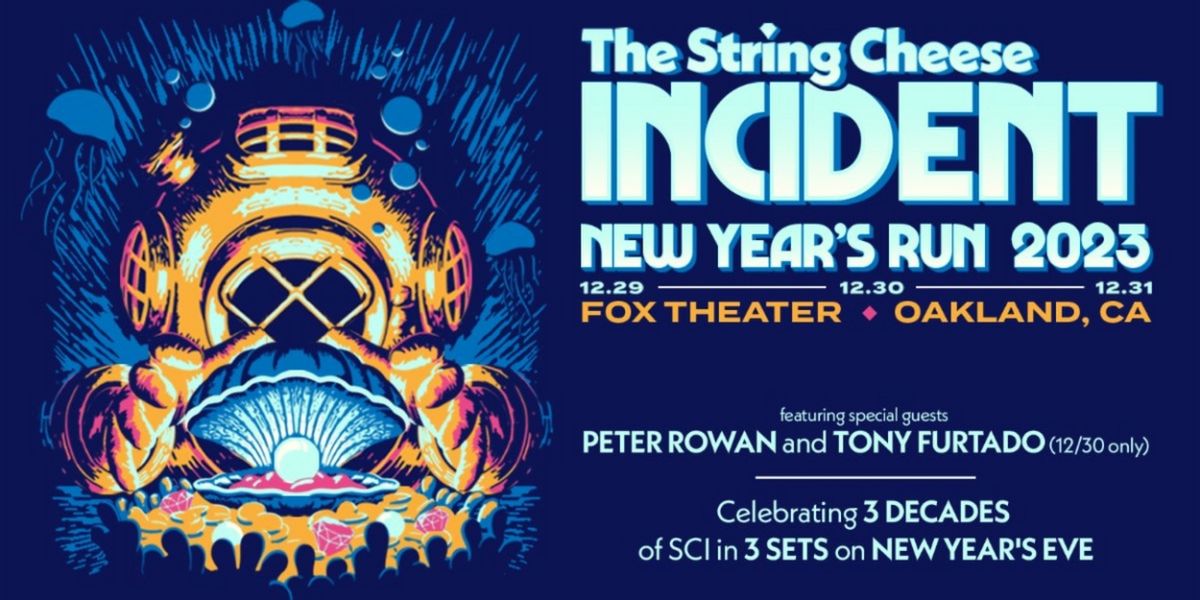 The String Cheese Incident Celebrate 30th Anniversary In Oakland on New Year's Eve