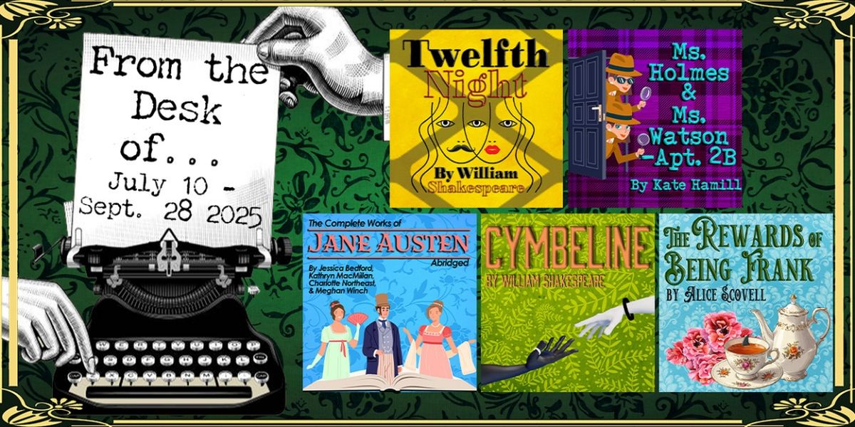 TWELFTH NIGHT, CYMBELINE And More Set for Theater At Monmouth 56th Season