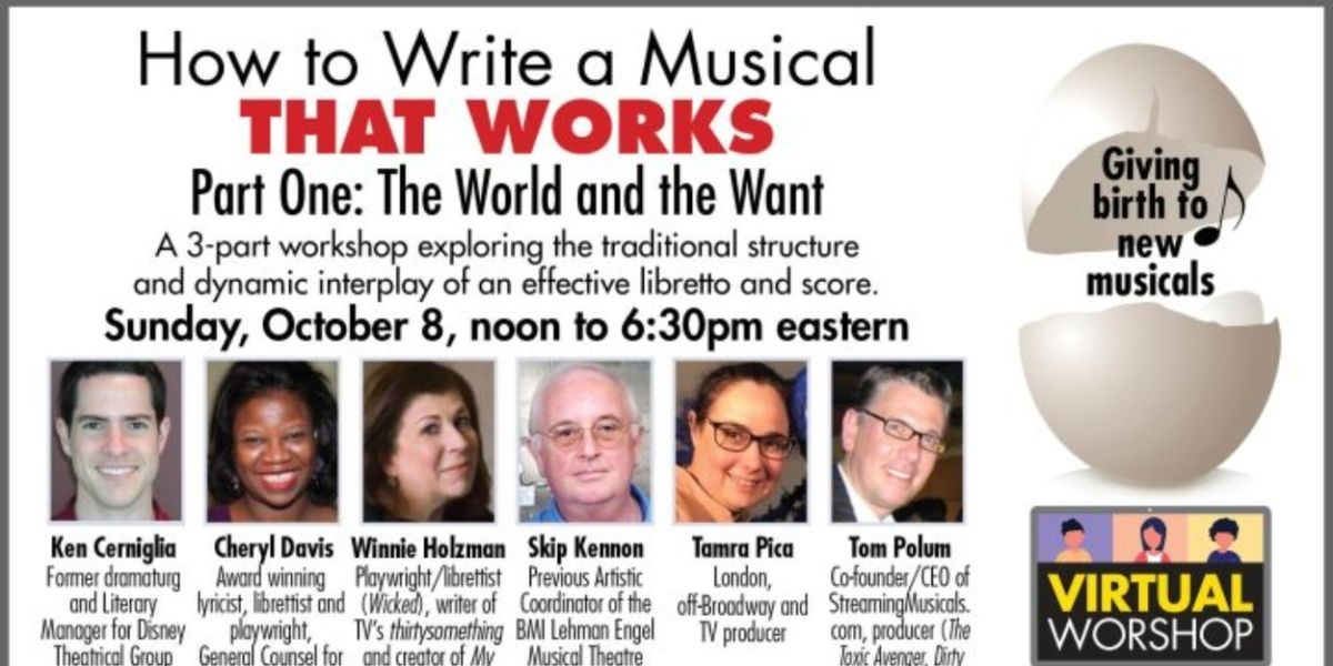 Theater Resources Unlimited And CreateTheater.com Welcome WICKED Scribe Winnie Holzman To The Feedback Panel For 'How To Write A Musical That Works' Musical Lab