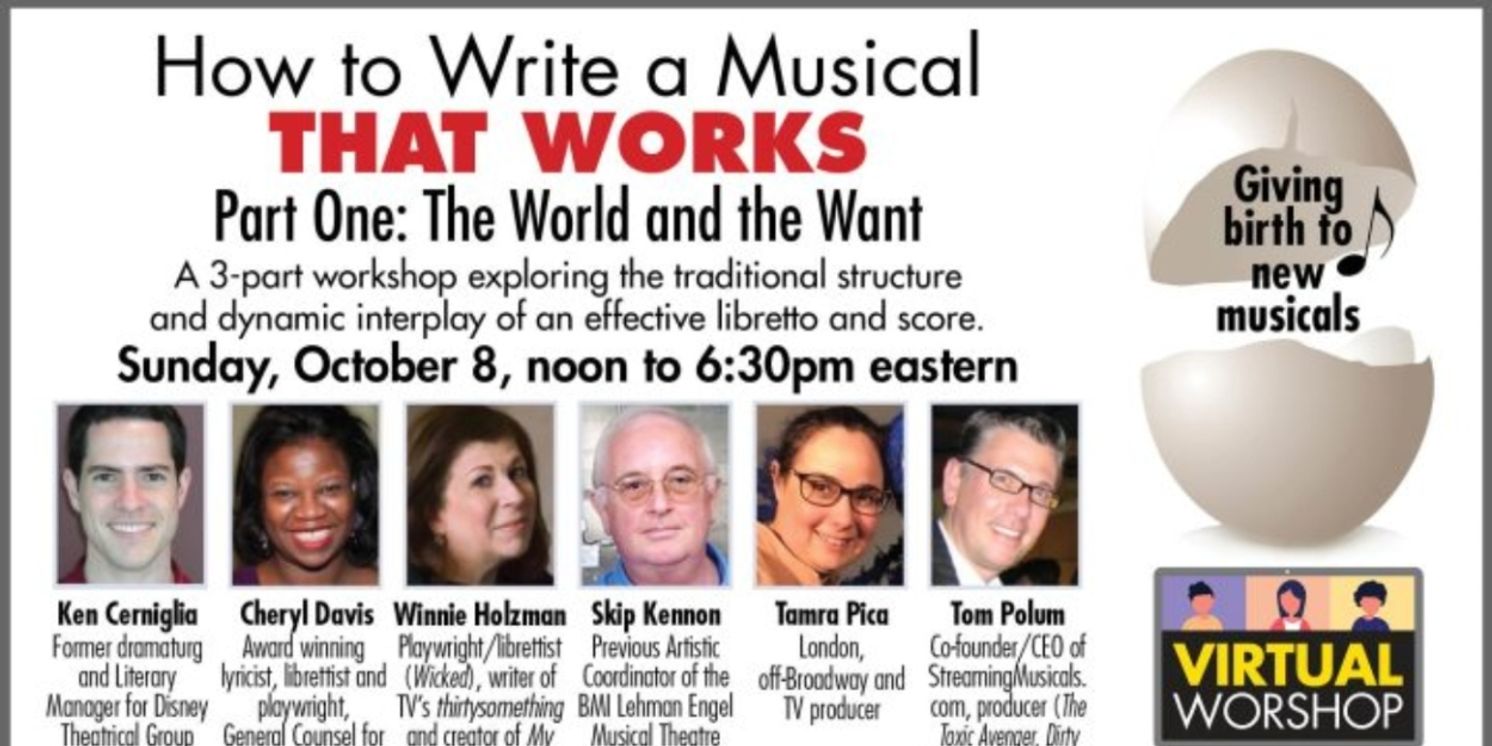 Theater Resources Unlimited And CreateTheater.com Welcome WICKED Scribe Winnie Holzman To The Feedback Panel For 'How To Write A Musical That Works' Musical Lab  Image