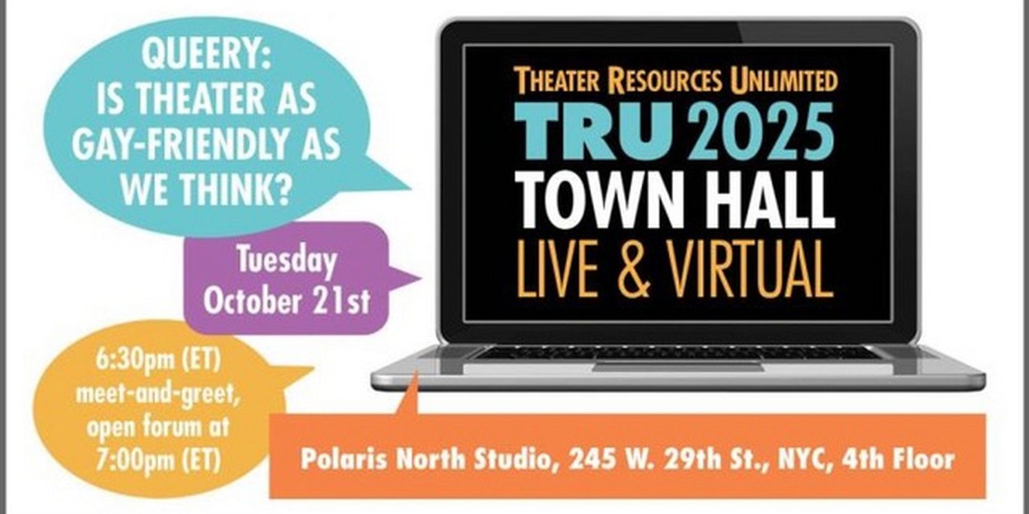 Theater Resources Unlimited to Present 'Is Theater As Gay-Friendly As We Think?'  Image