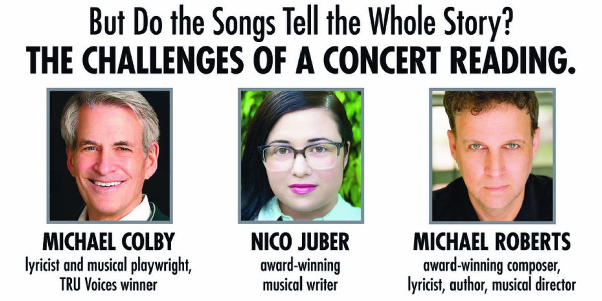 Theater Resources Unlimited to Host Zoom Talk on Concert Reading Challenges