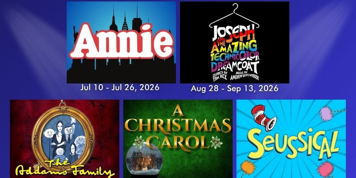 ANNIE, SEUSSICAL and More Set for TheaterWorks 2026–2027 MainStage Season