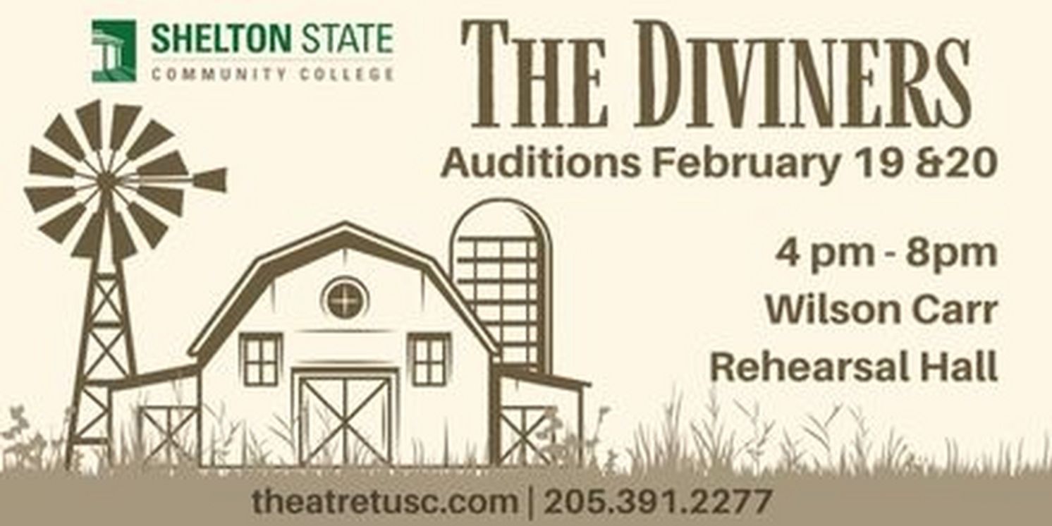 Theatre Tuscaloosa to Hold Open Auditions For THE DIVINERS in February  Image