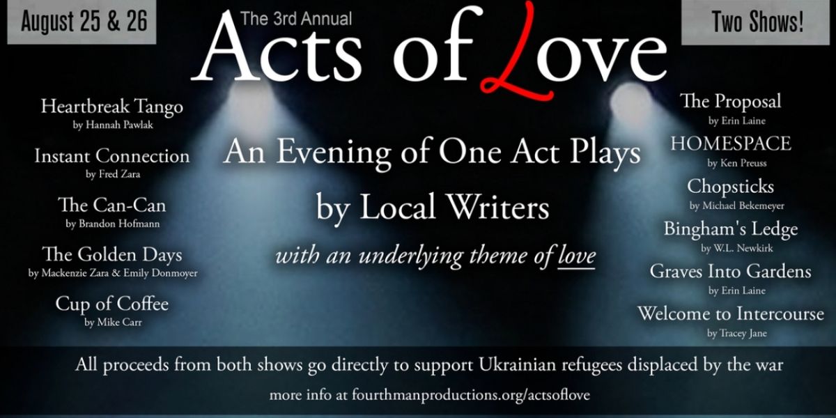Third Annual ACTS OF LOVE to Be Held in August