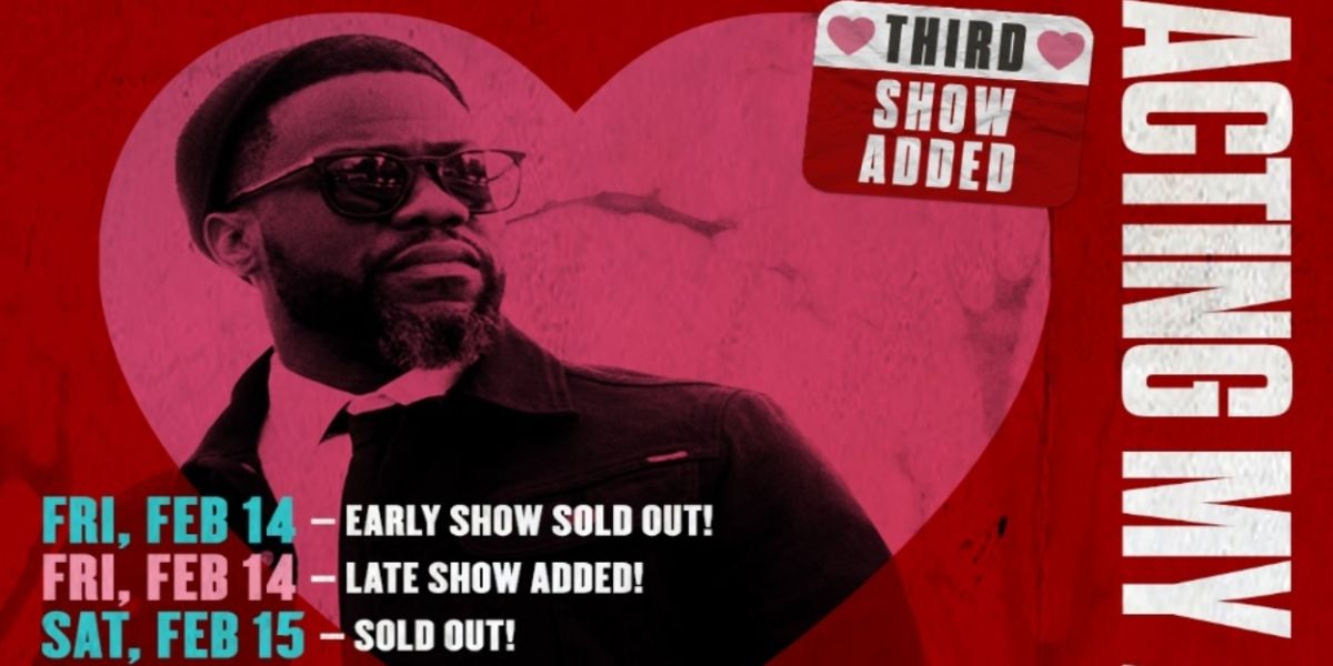 Third Show Added for Kevin Hart at DPAC in February