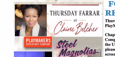 Thursday Farrar Joins Cast of STEEL MAGNOLIAS at PlayMakers Repertory Company Photo